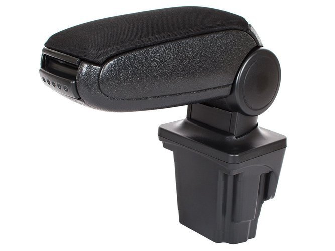 Mittelarmlehne Armlehne KLAPPBAR Textil Schwarz für Seat Leon II 1P ab 2005-2012