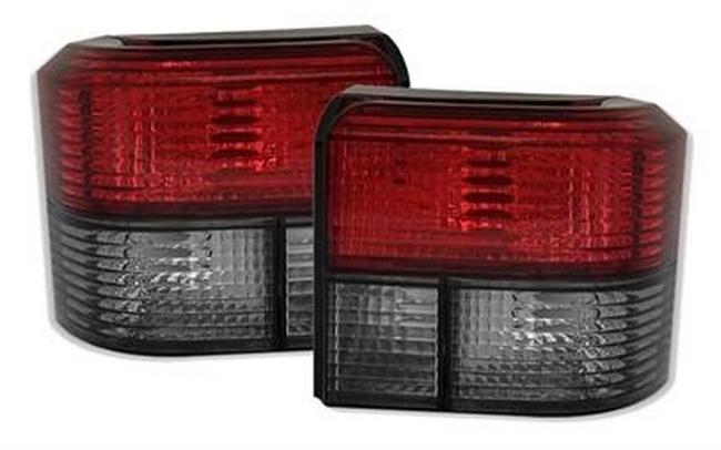 Rückleuchten Heckleuchten Links + Rechts Rot Schwarz für VW T4 IV 1990-2003