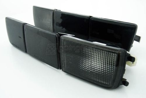 2x Frontblinker Blinker + Blenden in SCHWARZ für VW Golf 3 III MK3 Vento 1991-99