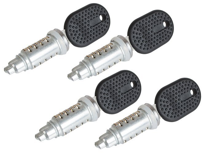 4x Türschloss LINKS RECHTS + 4x Schlüssel für Peugeot Boxer Jumper Fiat Ducato