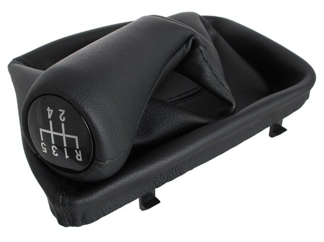 Schaltknauf Knauf + Schaltmanschette Rahmen 5-Gang für BMW 3er E46 ab 1998-2005