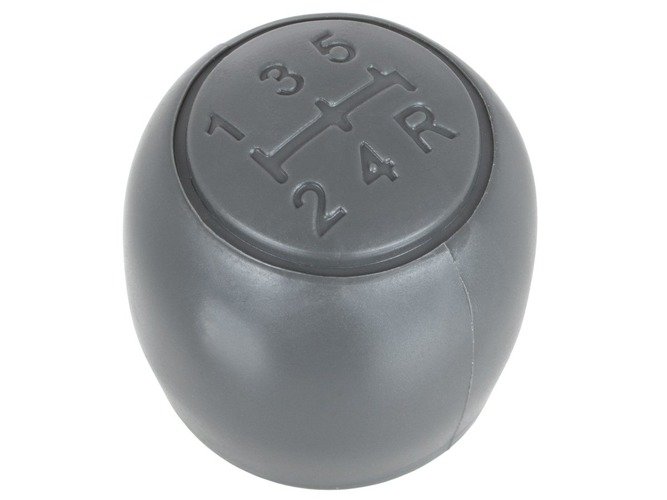 Schaltknauf Knauf GRAU in 5-Gang für Fiat Panda 169 ab 2003-2012