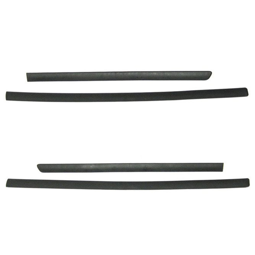 4x Türleisten Seitenleisten Zierleiste LINKS + RECHTS für Opel Meriva A 2002-10