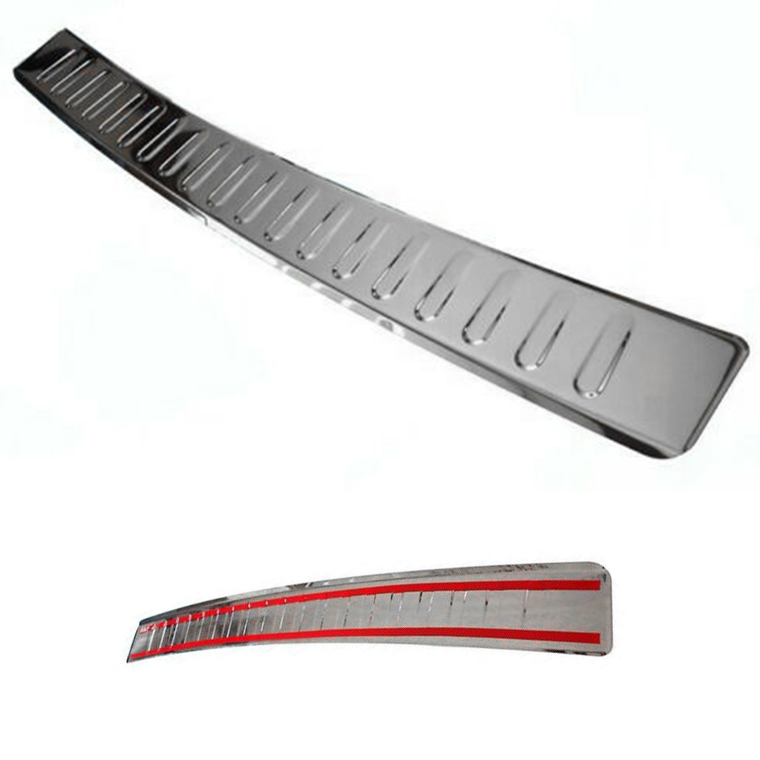 Premium Edelstahl Ladekantenschutz Ladekante Schutz in Chrom für Skoda Superb 3T Combi ab 2009-2013