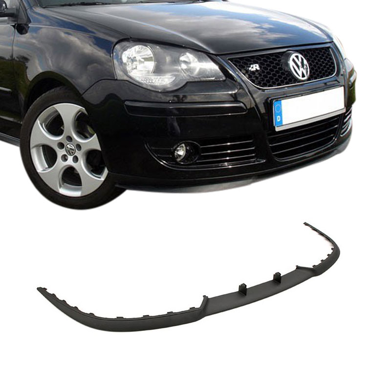 Cup Spoiler Lippe + CLIP SET Frontspoiler Stoßstange Front für VW Polo 9N