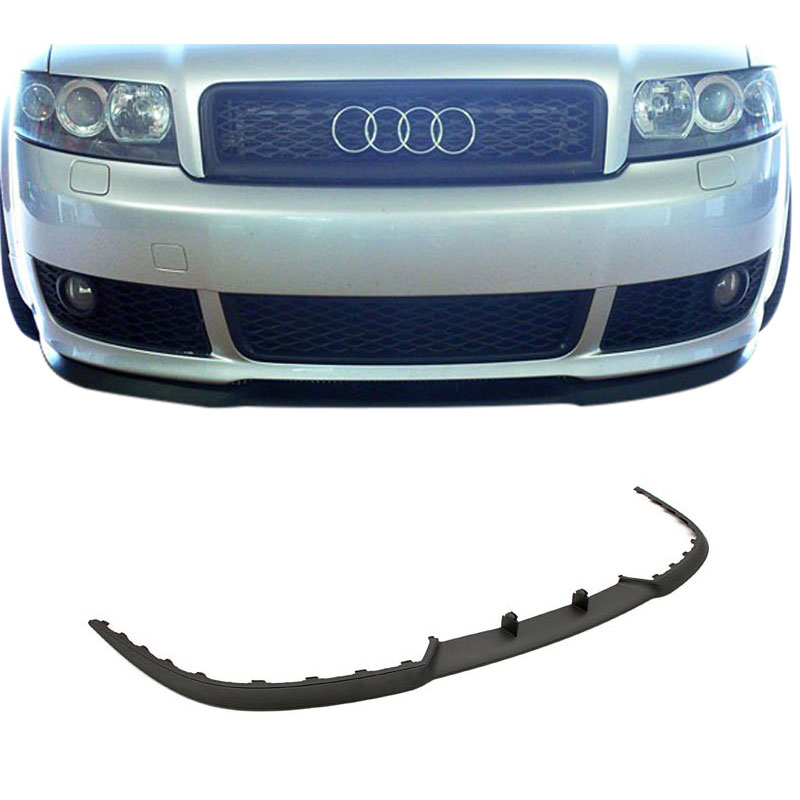 Cup Spoiler Lippe + CLIP SET Frontspoiler Stoßstange für Audi A4 8E B6 +Cabrio