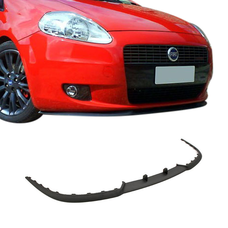 Cup Spoiler Lippe + CLIP SET Frontspoiler Stoßstange für Fiat Grande Punto