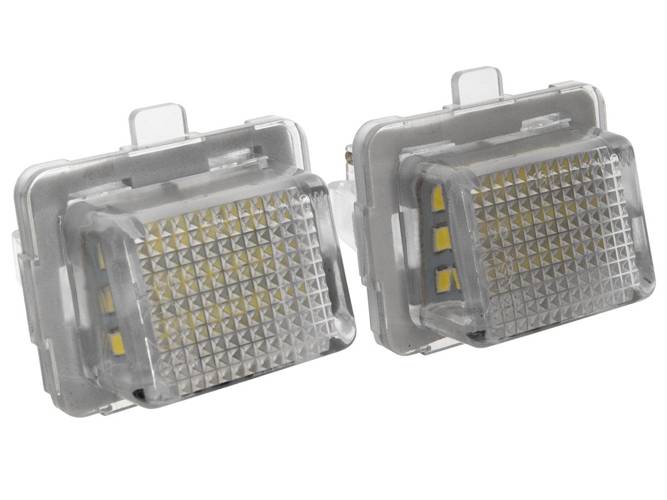 2x LED Kennzeichenbeleuchtung SMD für Mercedes W204 S204 C218 W212 W221 C216