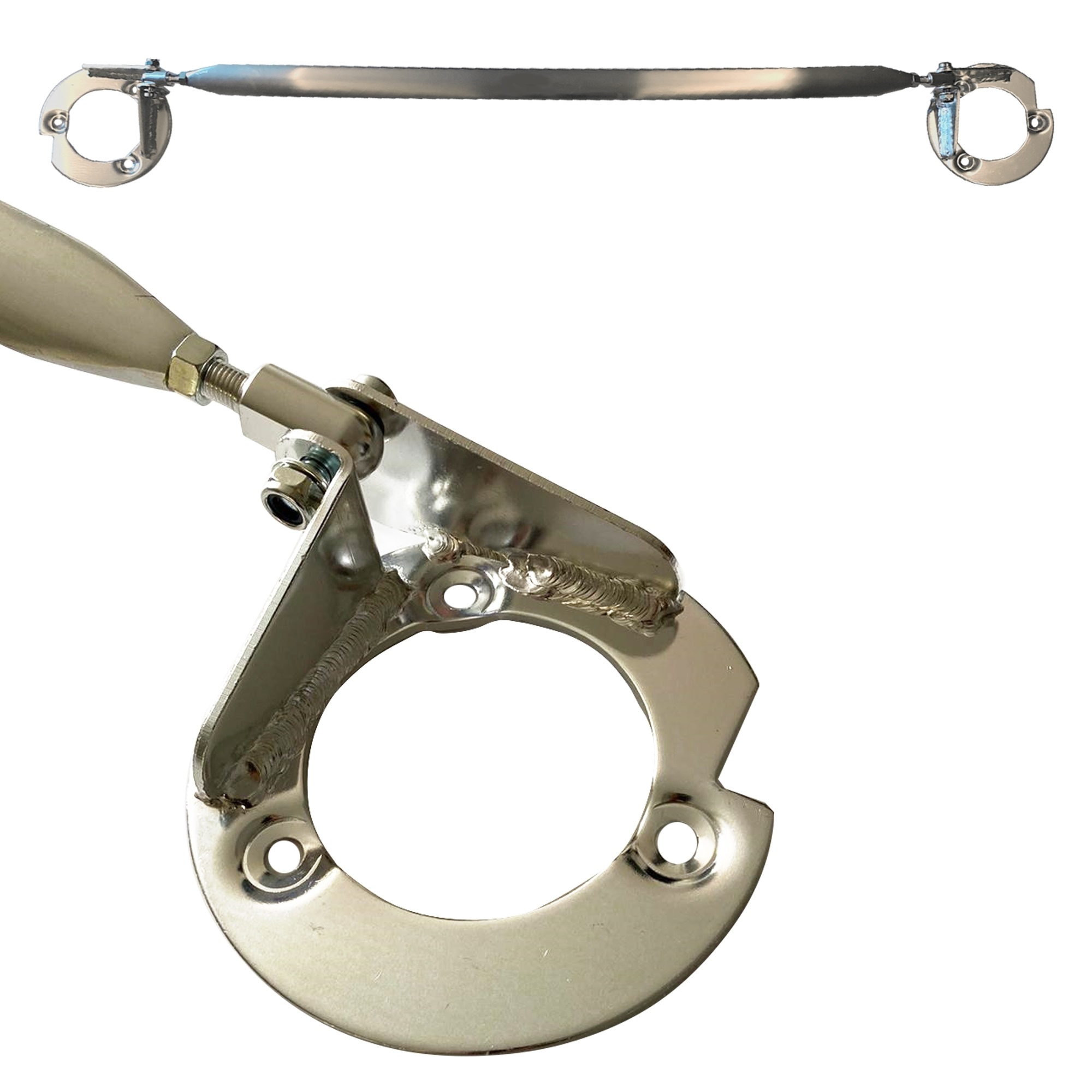 Original JOM Domstrebe Alu poliert VERSTELLBAR für Mercedes SLK R171 2004-2011