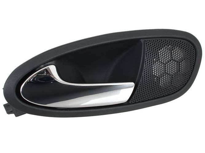 Türgriff Griff Innen LINKS Schwarz Chrom für Seat Leon II 1P Toledo III Altea 5P