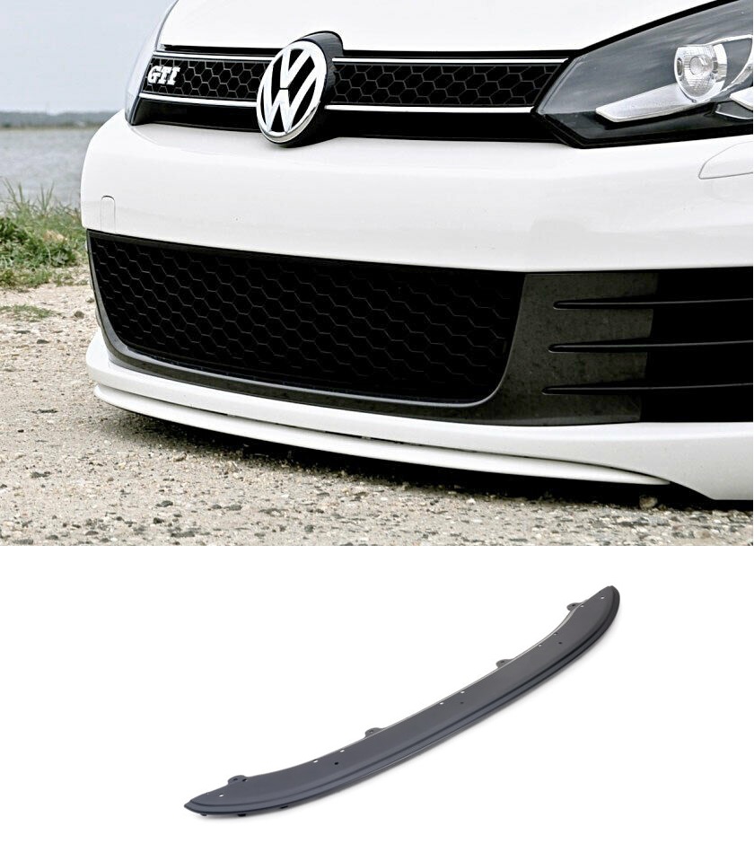 Cup Spoiler Lippe Frontspoiler Stoßstange für VW Golf 6 VI GTI ab 2008-