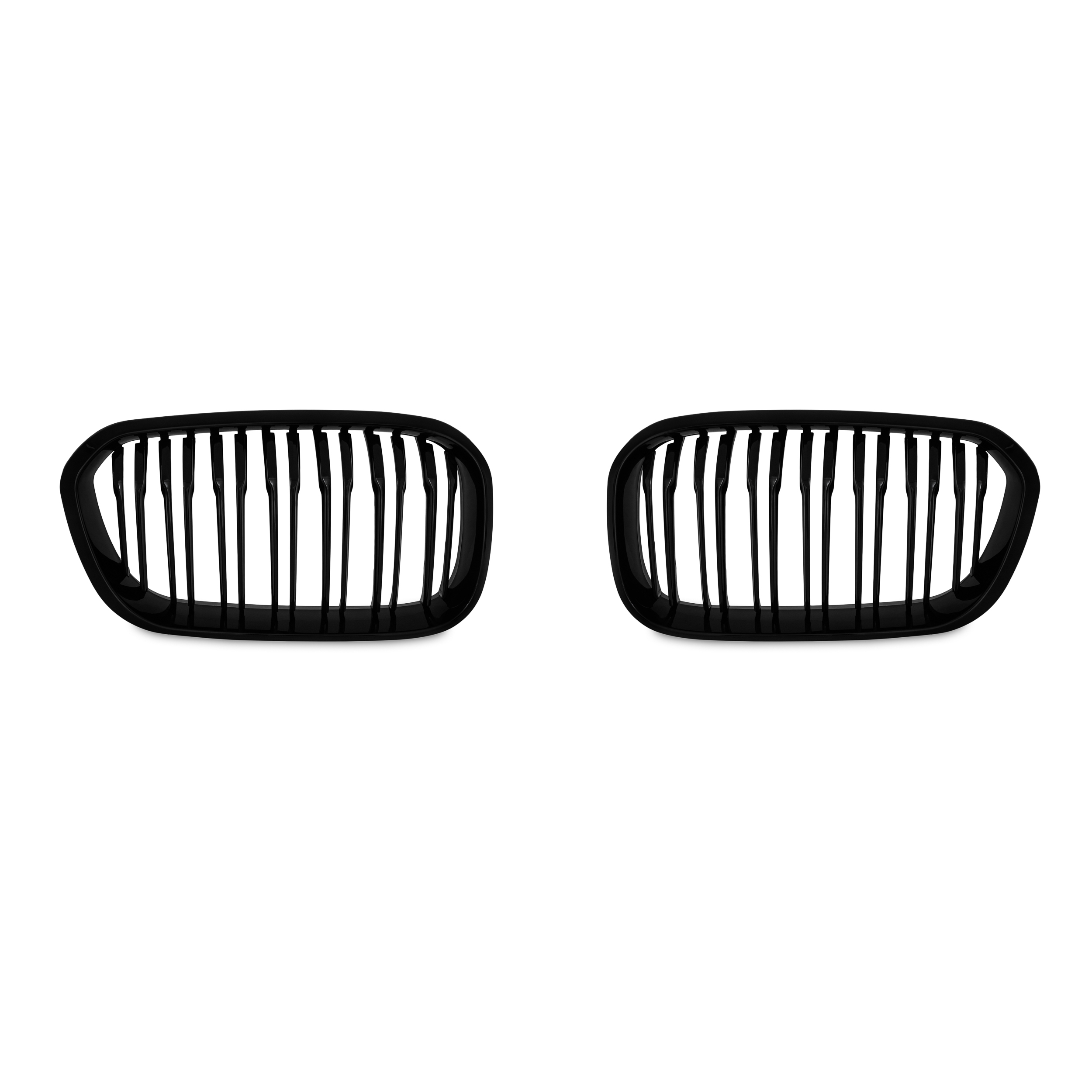 Kühlergrill DOPPELRIPPE Schwarz Glanz für BMW F20 / F21 ab 2015-