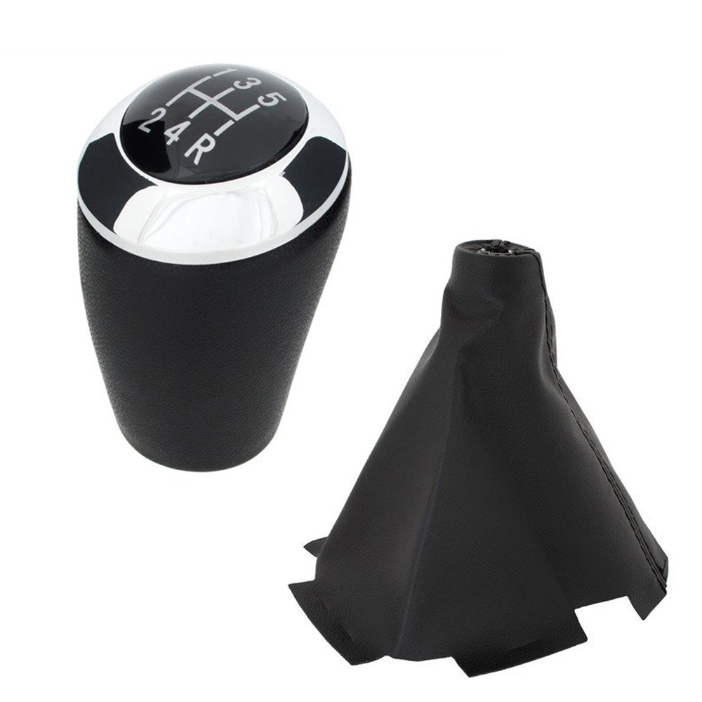 Schaltknauf Knauf 5-Gang Schaltmanschette Rahmen für Mazda 3 5 6