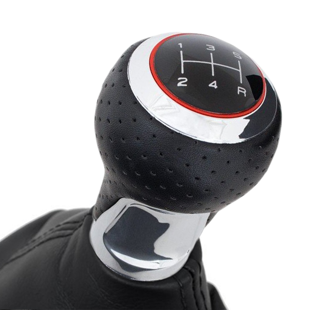 Schaltknauf Rot Schaltmanschette 5-Gang für Mercedes A-Klasse W168 1997-2004