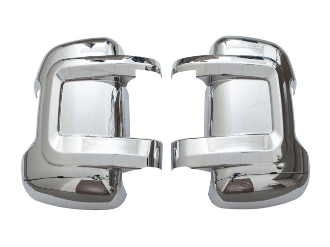 CHROM Spiegel Kappen Gehäuse für Fiat Ducato III Citroen Jumper Peugeot Boxer