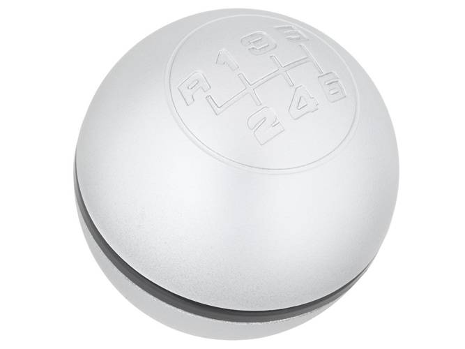 Schaltknauf 6-Gang Knauf in Silber  für Alfa Romeo Giulietta 2010-