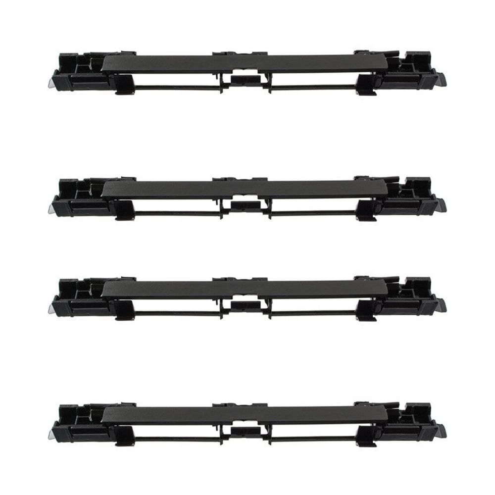 4x Dachträger Träger Leiste Abdeckung SCHWARZ für Opel Astra H / Zafira B
