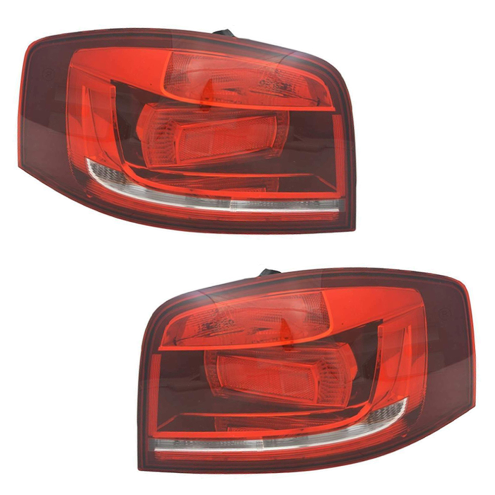 Facelift Nachrüst- Rückleuchten SET für Audi A3 S3 8P ab 2003- "Kirschrot"