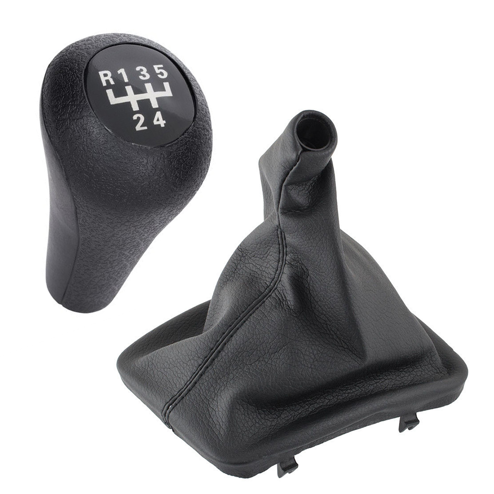 Schaltknauf Knauf 5-Gang Schaltmanschette Schwarz für BMW E46 1998-2005