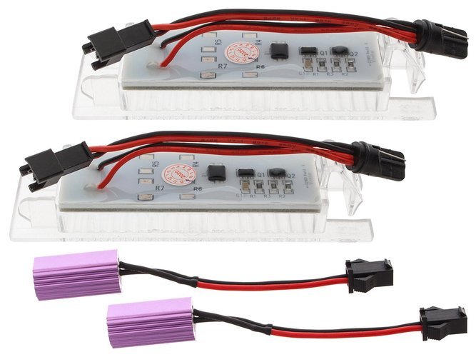 2x LED SMD Kennzeichenbeleuchtung für Fiat Punto 188 199 Evo Grande 1999-2012