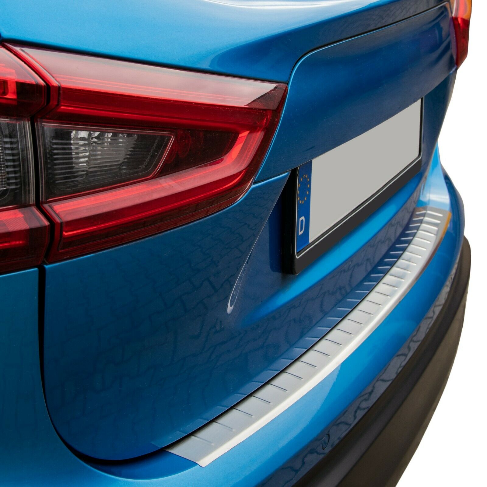 MIT ABKANTUNG LADEKANTENSCHUTZ MATT für Nissan Qashqai II Facelift ab 2017-