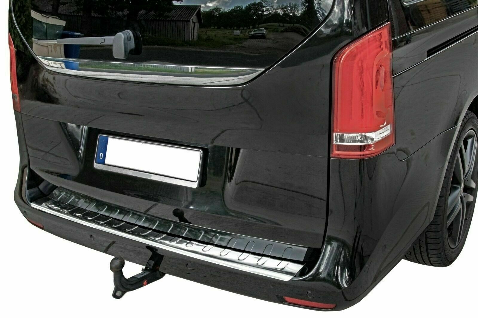 MIT ABKANTUNG LADEKANTENSCHUTZ Edelstahl für Mercedes Vito V-Klasse W447 2014-