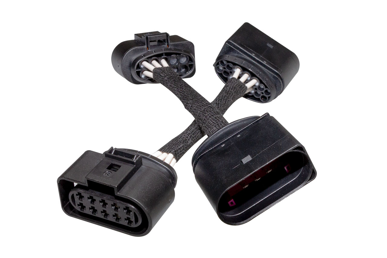 Original Kufatec XENON auf HALOGEN Scheinwerfer Adapter Kabel für VW Golf 5 V