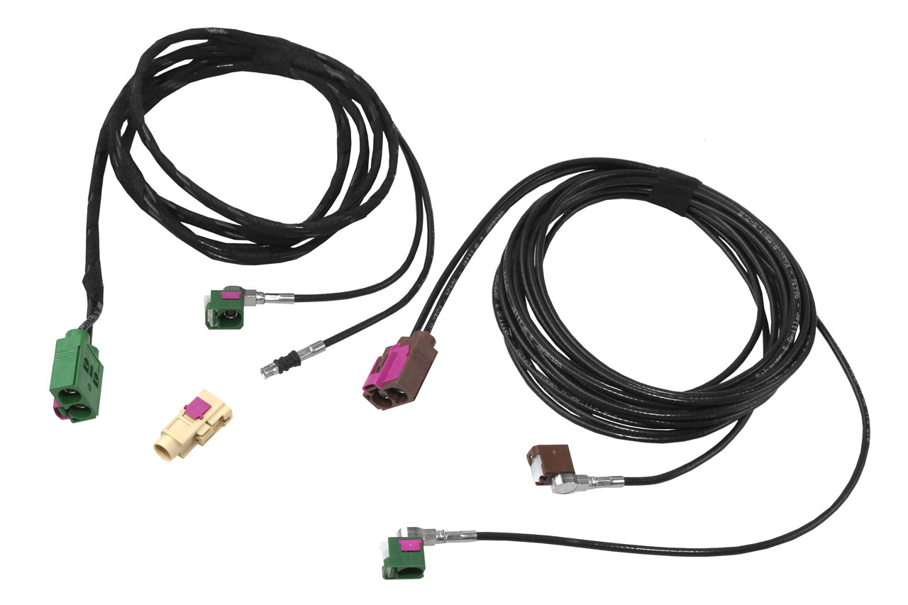 Original Kufatec Kabelbaum Kabel TV Antennenmodule für Audi Q7 4L mit MMI 2G