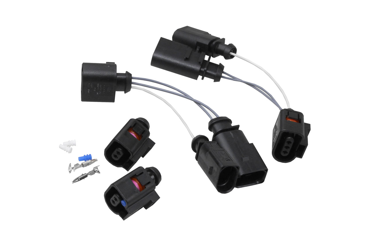 Original Kufatec Kabelbaum Kabel Adapter LED Tagfahrleuchten für VW Scirocco III