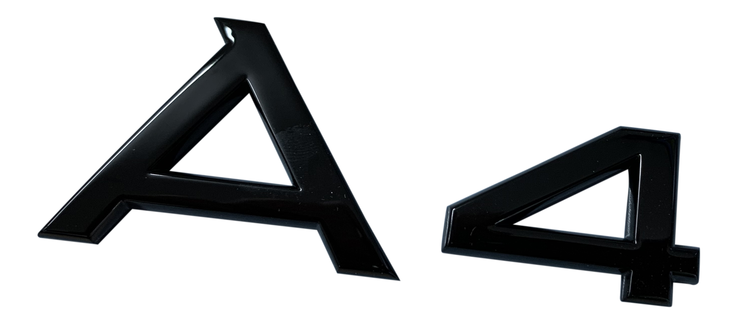 Original Audi A4 Black Edition Emblem Schriftzug Logo Schwarz A4 B5 B6 B7 B8 B9