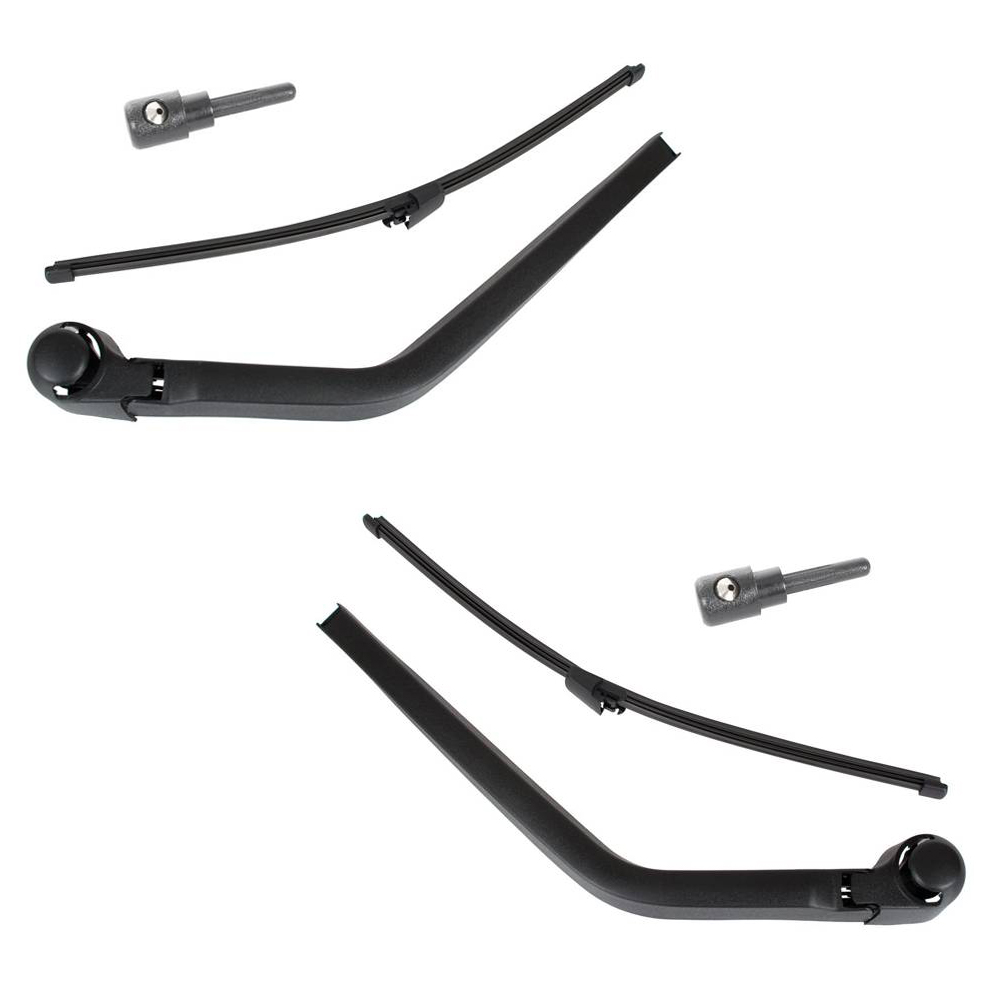 Scheibenwischer Heckwischer Arm Kappe Düse für VW T5 Hecktüre LINKS RECHTS 03-15