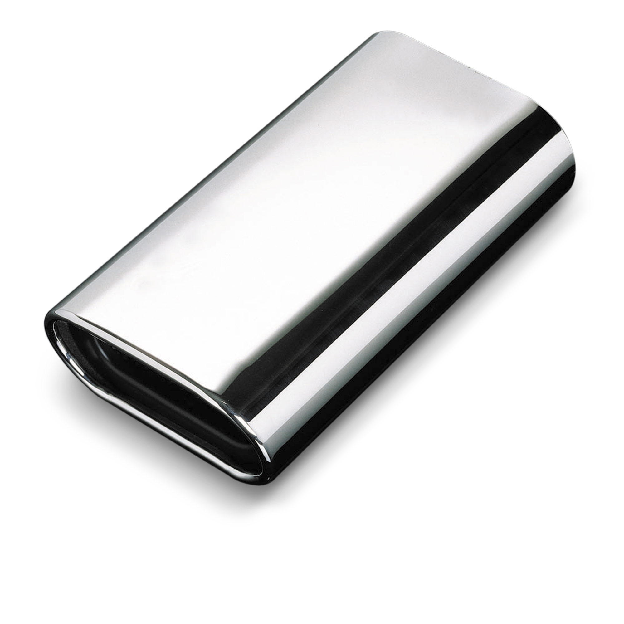 Premium Endrohr Chrom Oval Auspuff MIT ABE passend für viele Fahrzeuge