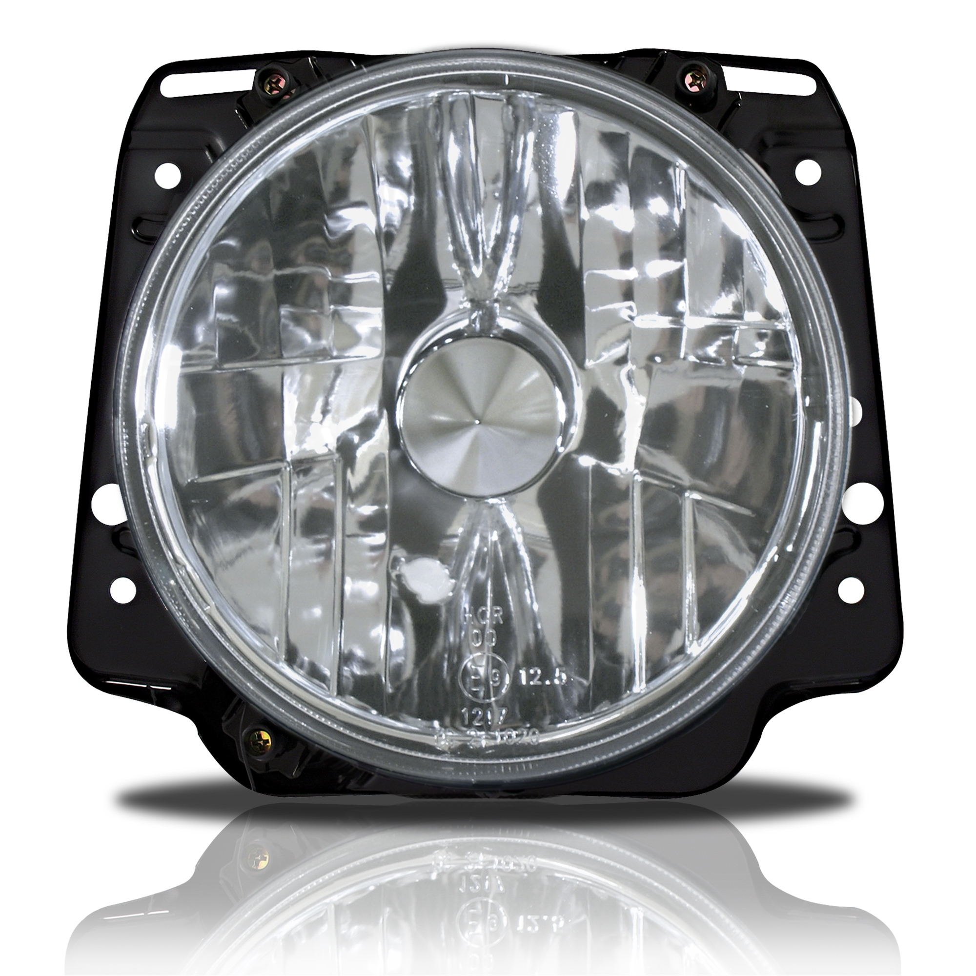 Scheinwerfer Klarglas Chrom LINKS + RECHTS für VW Golf 1 + Carbio