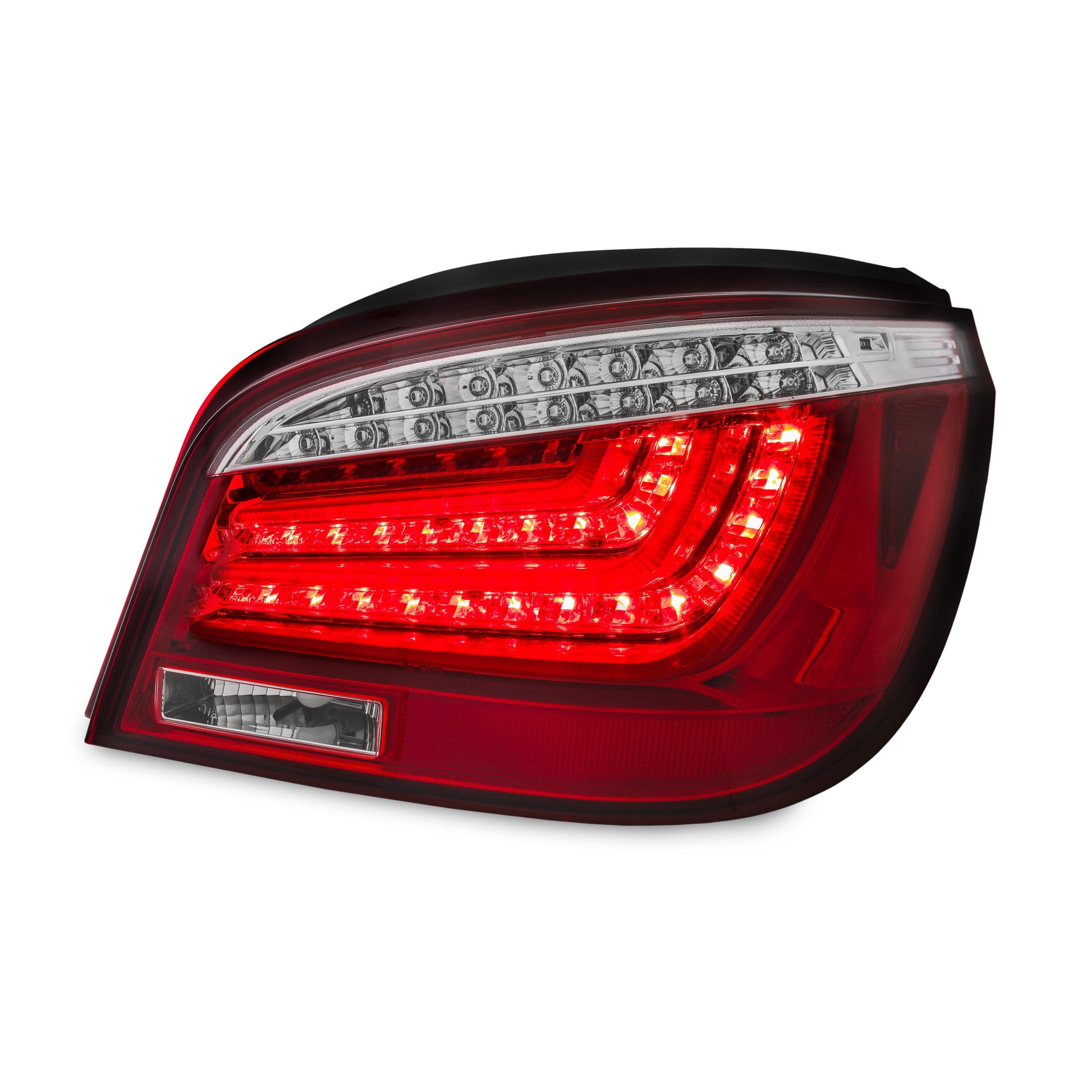 Original LED Lightbar Rückleuchten Rot Klarglas für BMW E60 ab 2003-2007