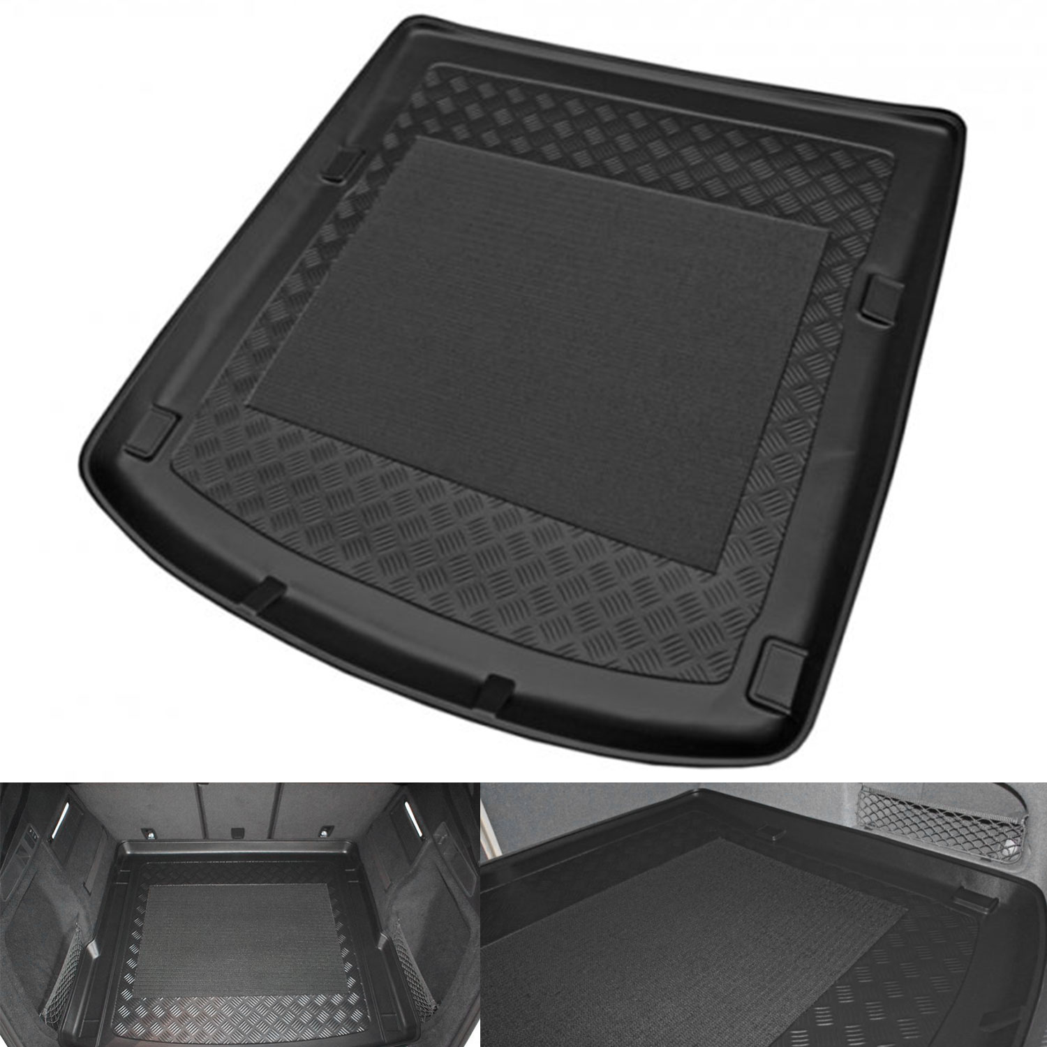 Kofferraum Schutzmatte schwarz Smart 451