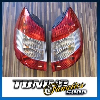 Original Hella Rückleuchten Heckleuchten SET Rot / Weiss für Renault Scenic 2 II