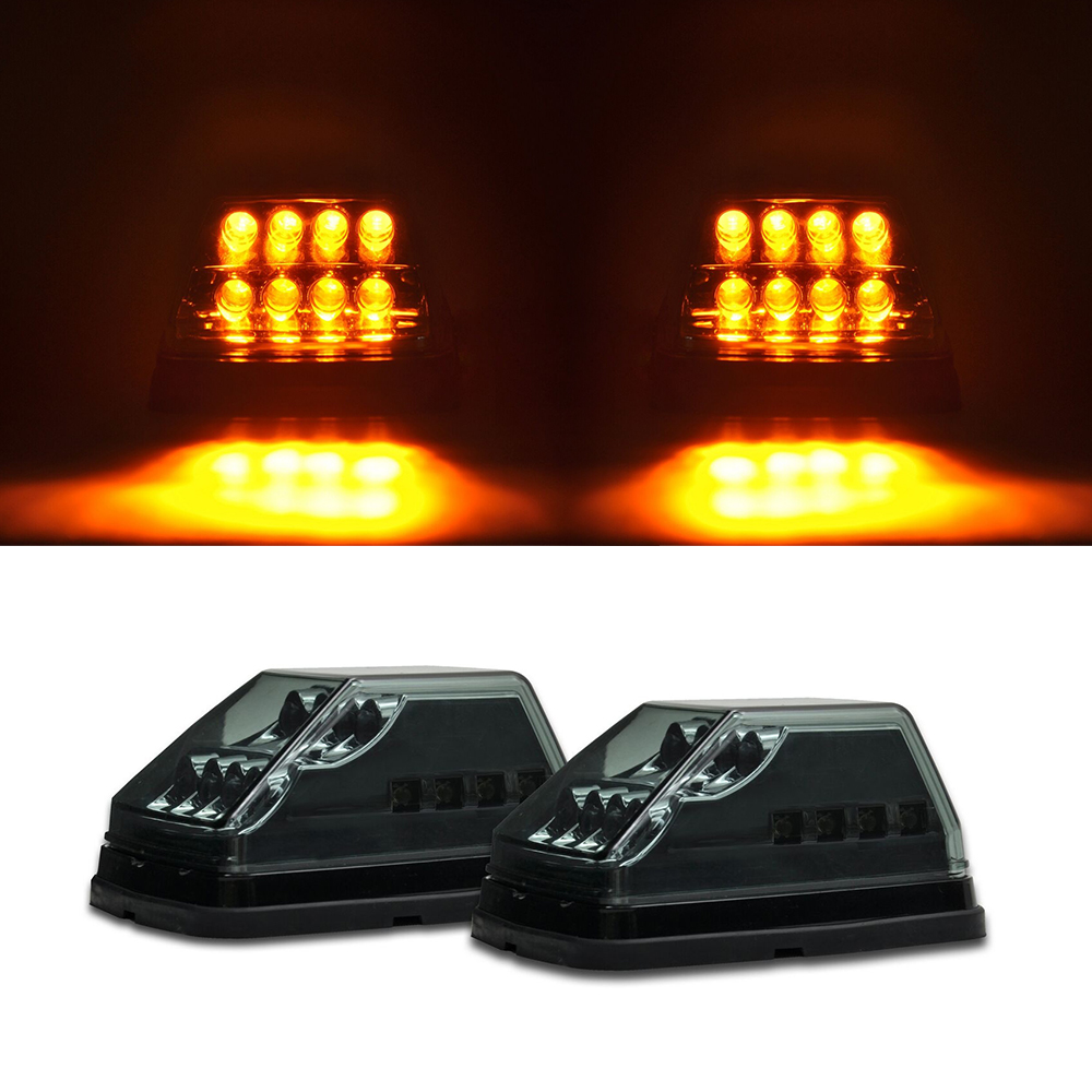 2x LED Frontblinker Blinker in Schwarz Smoke SET für Mercedes G-Klasse W463 ab 1989-2012