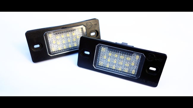 LED Kennzeichenbeleuchtung mit E-Prüfzeichen für Golf Passat