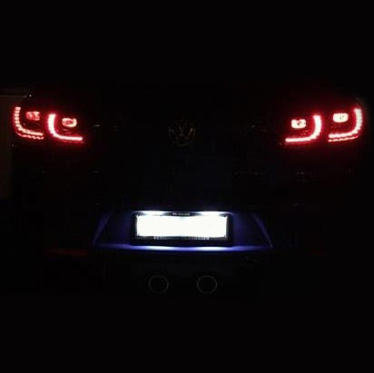 2x LED PREMIUM Kennzeichenbeleuchtung SMD für VW Golf 6 VI Variant Golf 6 Plus Jetta VI Passat B7 Sharan 7N Touran GP2 Touareg 7P