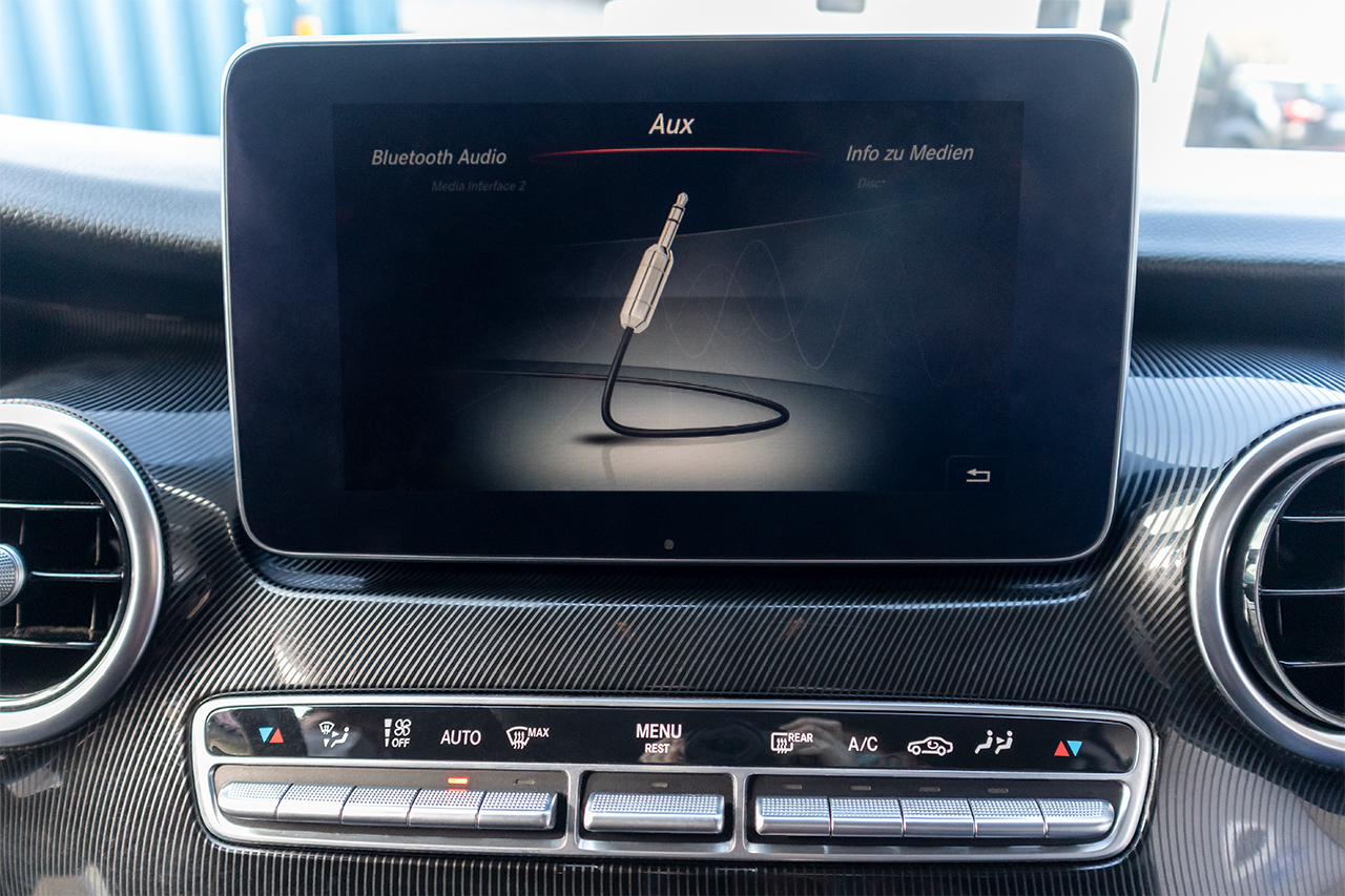 Original Kufatec Komplettset AUX IN ICON Aktivator für Mercedes NTG4.0 / NTG4.5