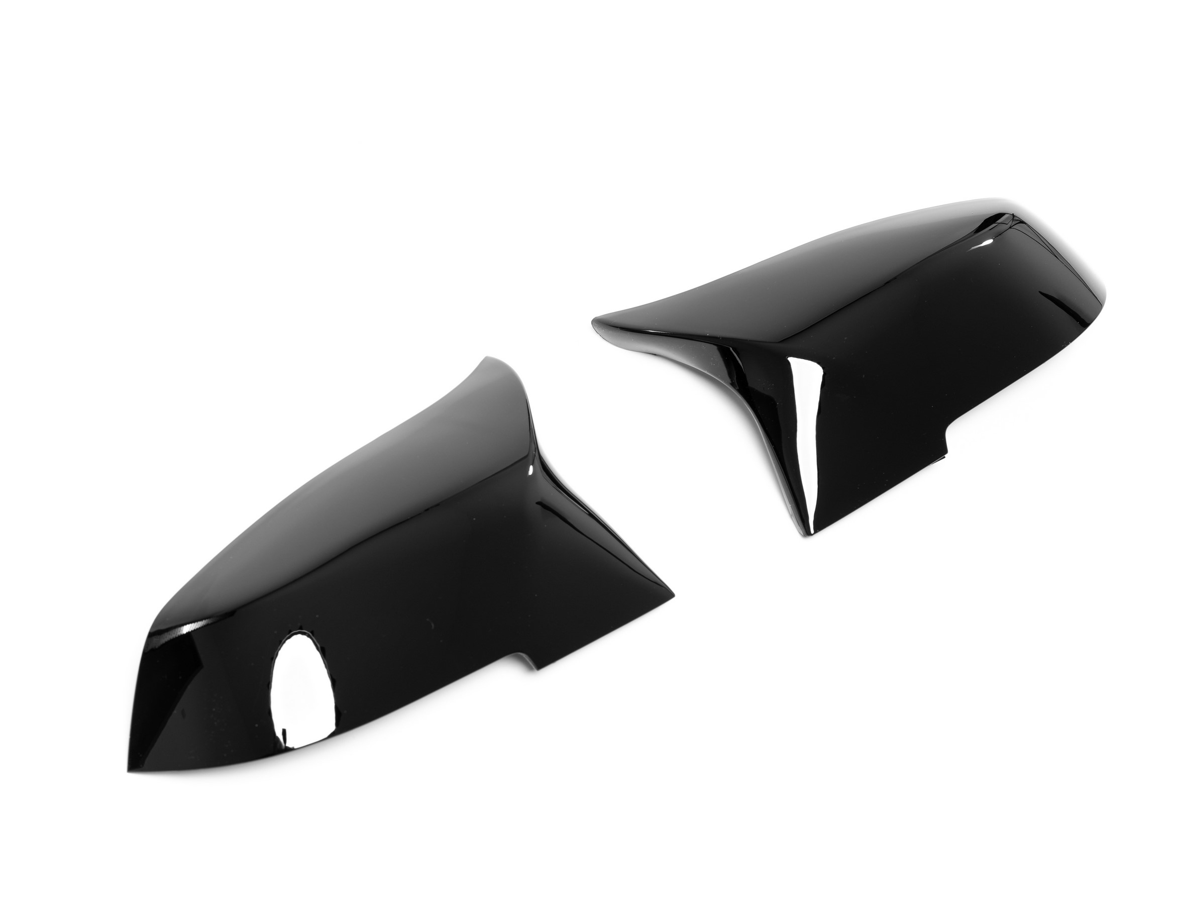 Spiegelkappen Spiegelgehäuse Spiegel Gehäuse Schwarz Glanz für BMW F32, F33 F36 (Modell 2013-2018)