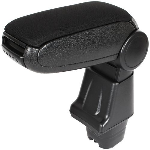 KOMPLETT-SET Mittelarmlehne Armlehne Textil Bezug Schwarz zum einfachen Nachrüsten für Fiat Fiorino 2007- / Fiat Qubo 2008-