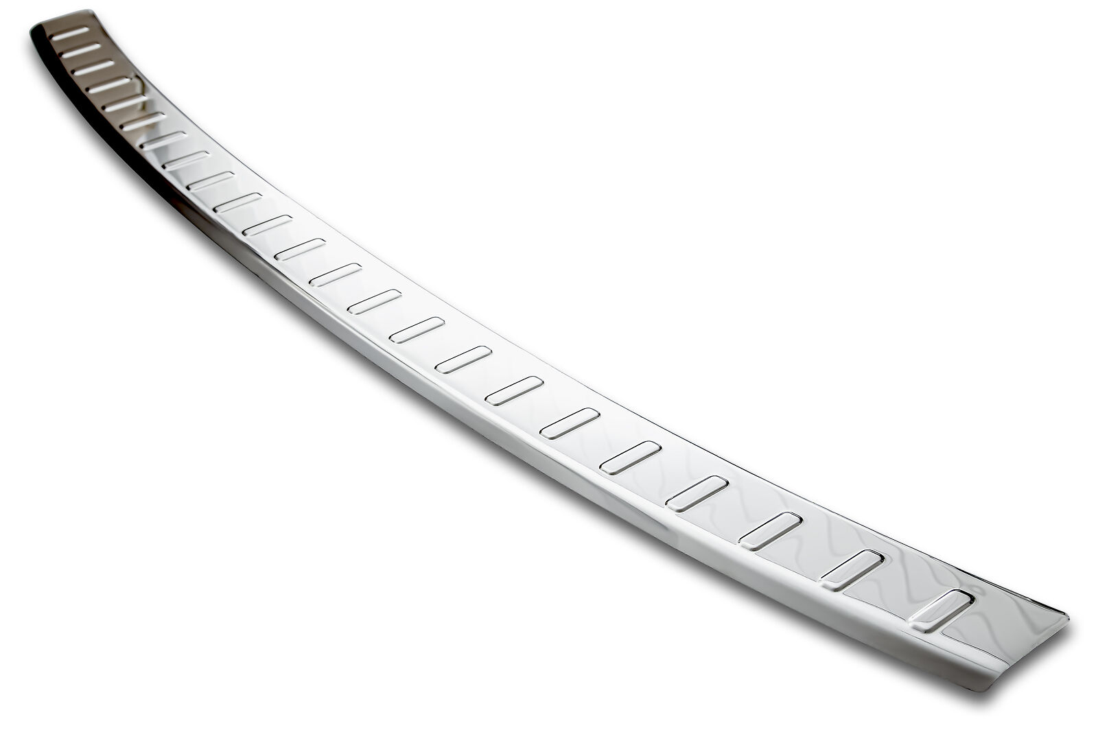 Edelstahl Ladekantenschutz Chrom Stoßstange Schutz Abdeckung mit Abkantung für Seat Arona KJ7 ab 2017-