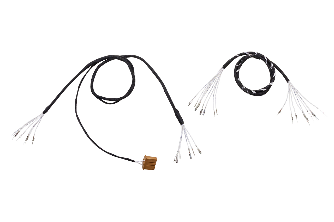 Original Kufatec Kabelsatz Kabelbaum Adapter anklappbare Außenspiegel für VW T-Cross C11 / Polo AW1