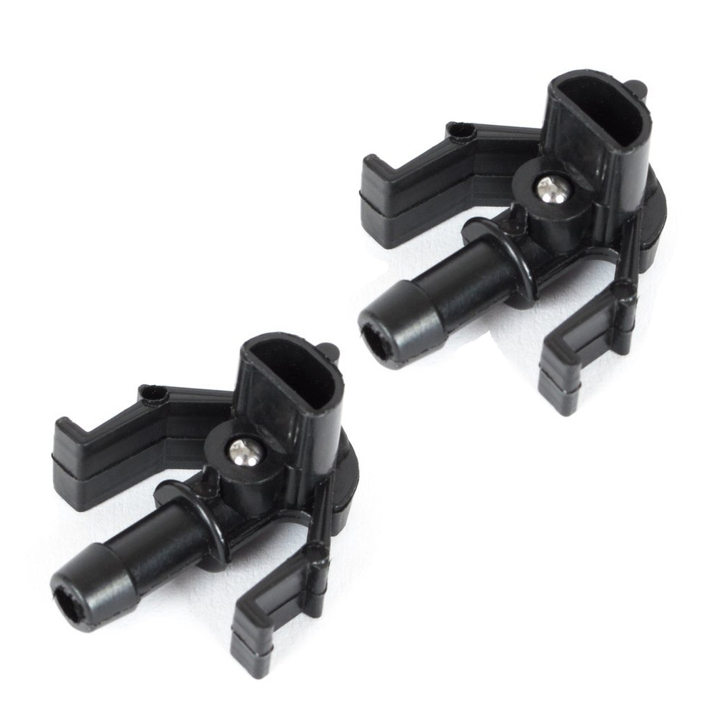 2x Scheibenwaschdüse Spritzdüse Düse VORN Links = Rechts für Fiat Punto / Grande Punto / Punto Evo / Typ 199