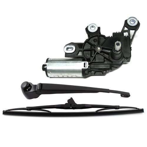 Heckscheibenwischer Heckwischer Motor Scheibenwischer KOMPLETT SET für Skoda Fabia I 6Y Octavia I 1U Combi Roomster Praktik