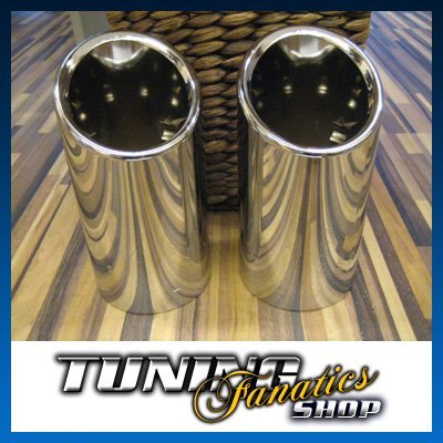 Audi Endrohre Auspuffblende Chrom für Audi A4 B8 / A5 8T = 2.0 TFSI