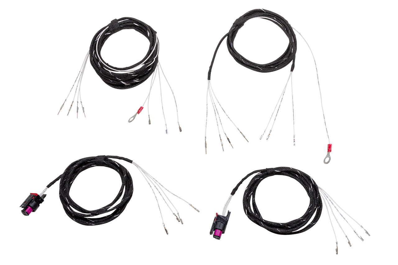 Original Kufatec Kabelsatz Kabelbaum Adapter Kabel Komfortschlüssel Kessy Erweiterung Fondtüren für Skoda Fabia NJ Kodiaq NS7 Octavia 5E