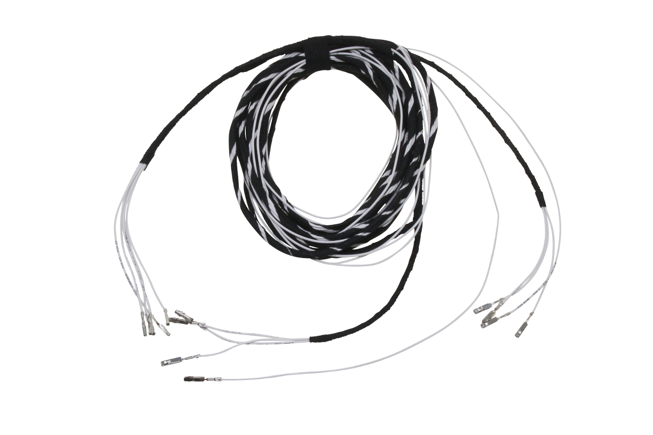 Original Kufatec Adapter Kabel Kabelsatz zur Nachrüstung von LED Heckleuchten für VW Touareg CR mit dynamischen Blinker