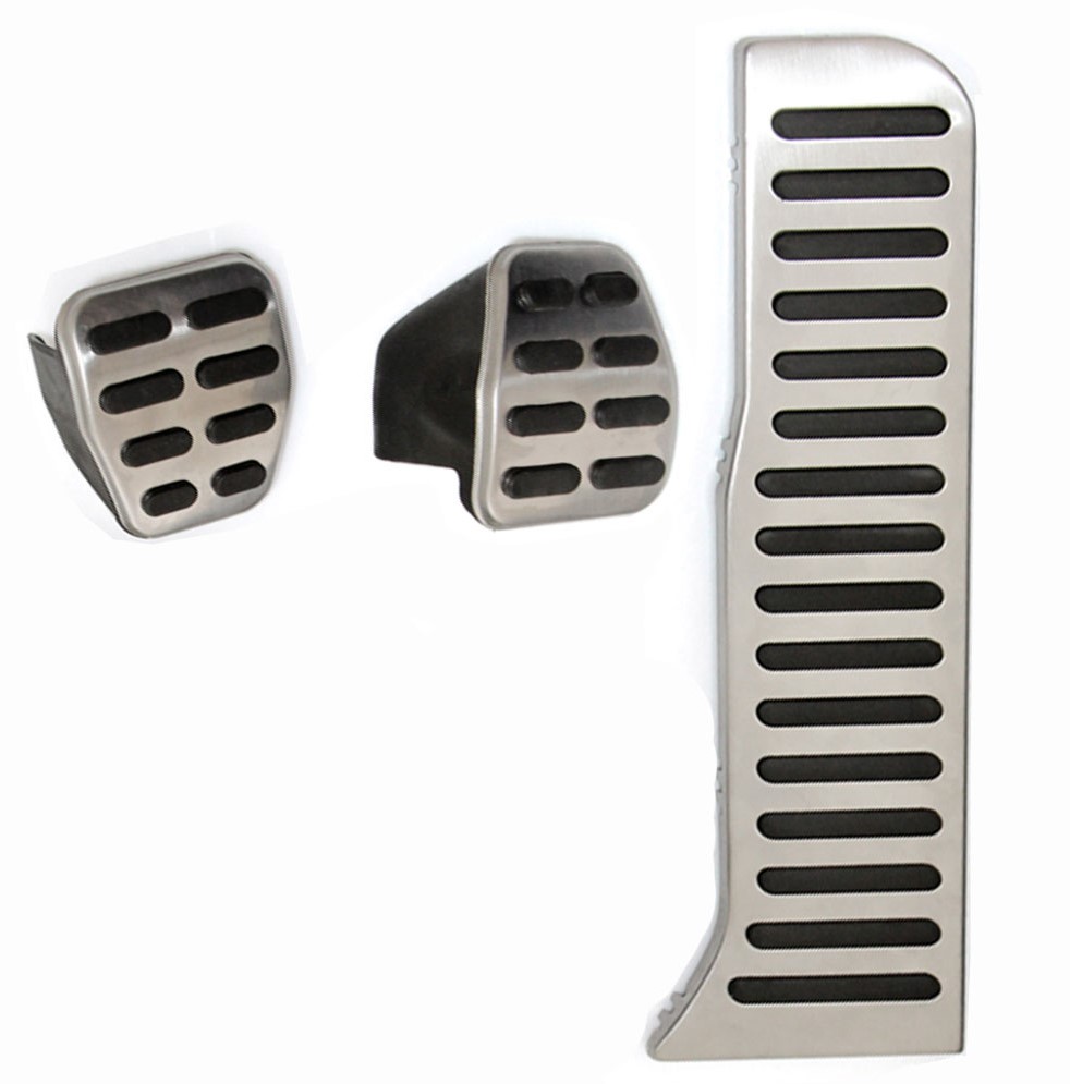 Sport Pedale (Hand- Schaltung) in Schwarz / Silber für Audi A3 8P ab 2003-